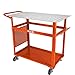 Produktbild VEVOR Mobiler Schweißtisch 91,4x61cm Schweißwerkbank 272kg Tragfähigkeit Lochtisch 216 Löcher ( 1,6cm) Werkbank Kohlenstoffstahl Arbeitstisch mit Rädern seitlicher Werkzeugablage 11 Haken