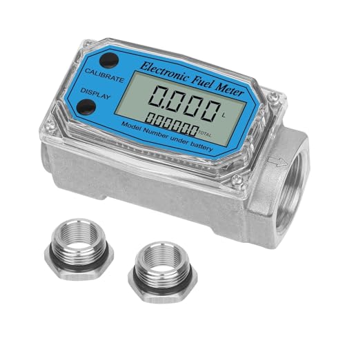 Medidor de flujo digital de 1 pulgada con pantalla LCD para control exacto de líquido