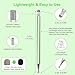 Stylus Pen for Touchscreen,3pcs 2in1 High Precision Sensitivity Stylus, Suitable for iPhone/ipad/Android Stylus for ipad,Compatible with Touch(Green/Purple/Rose Gold + 4Tips)