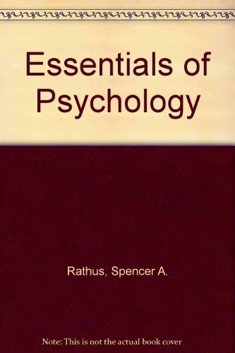 Essentials of Psychology 0030229545 Book Cover