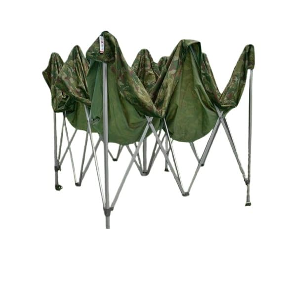 Image of Gazebo Tent Portable Popup Foldable Canopy 10x10 Ft Shelter for Event, Advertisement, Promotion, Exhibition Stall, Waterproof Outdoor Gazebo Tent, Heavy Duty Frame (Camouflage, 10 x 10 Ft)