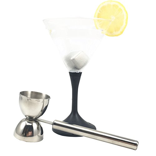 Double Jigger Stainless Steel Cocktail Measuring Cup With Handle #TOP4
