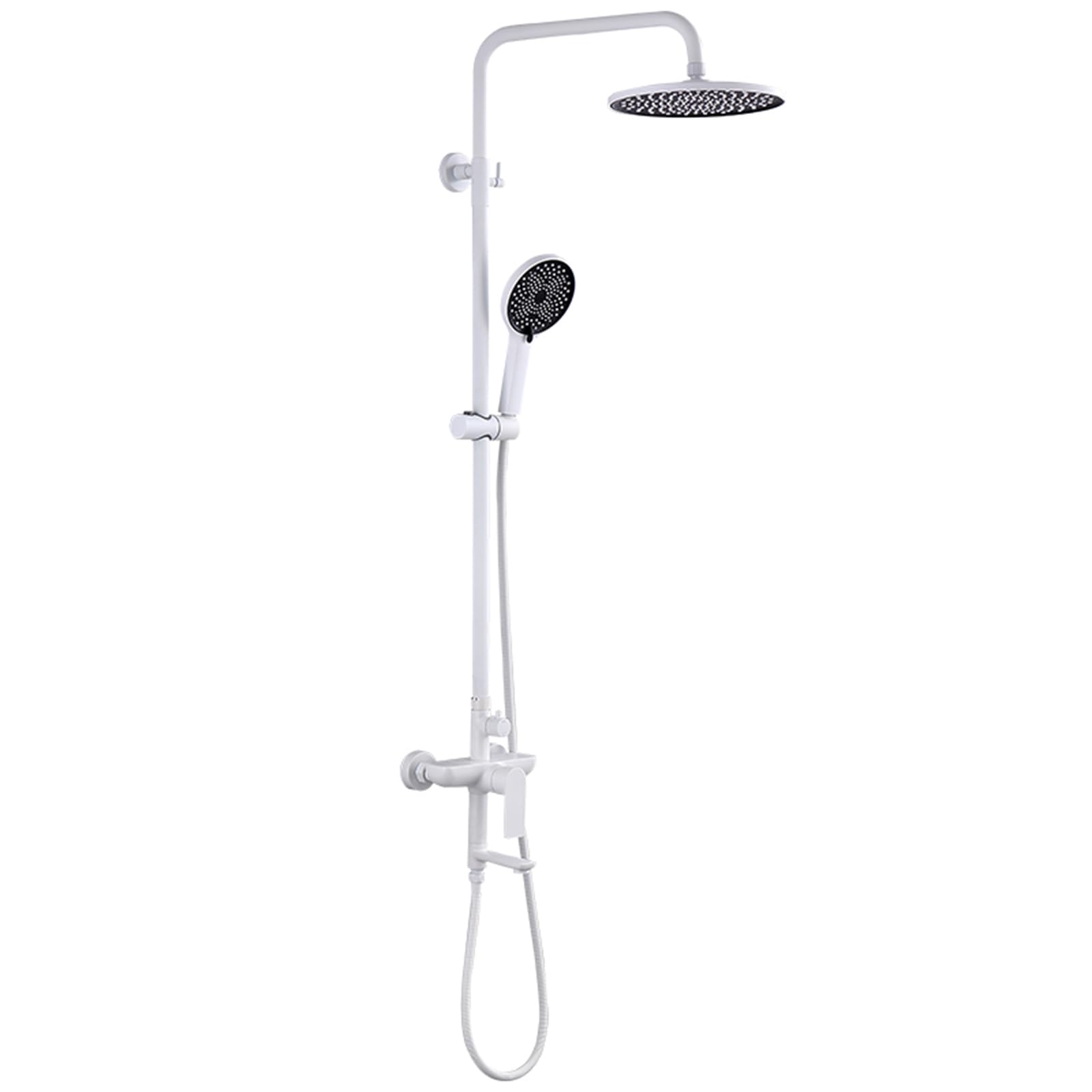 Ensembles de Douche pour Salle de Bain complets avec mélangeurs blancs