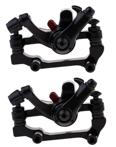 Image of Bicycle Disc Brake Caliper Set, Front and Rear Combo Pack, Black, 2 Piece