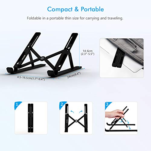 BoYata-Aluminum-Foldable-Laptop-Stand-6-Levels-of-Height-Adjustable-Portable-Laptop-Holder-Riser-for-Desk-Compatible-with-MacBook-AirPro-Dell-HP-Lenovo-Most-10-156-Laptops
