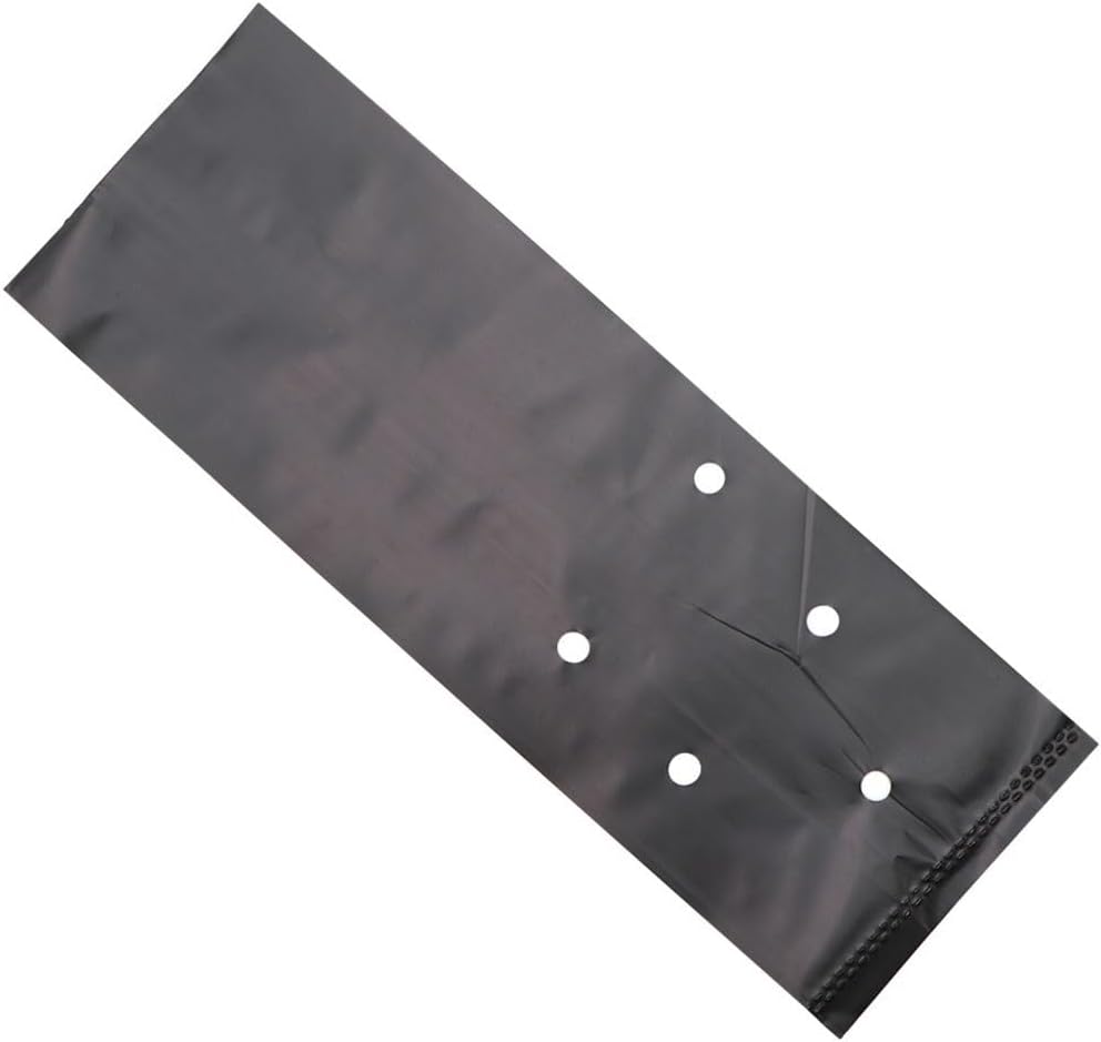 50/100PCS PE Thicken Plant Grow Bag Nursery Bags Seedling Pots with Breathable Holes Black Planting Sack Eco-Friendly Garden(Black 24x27cm,100PCS)