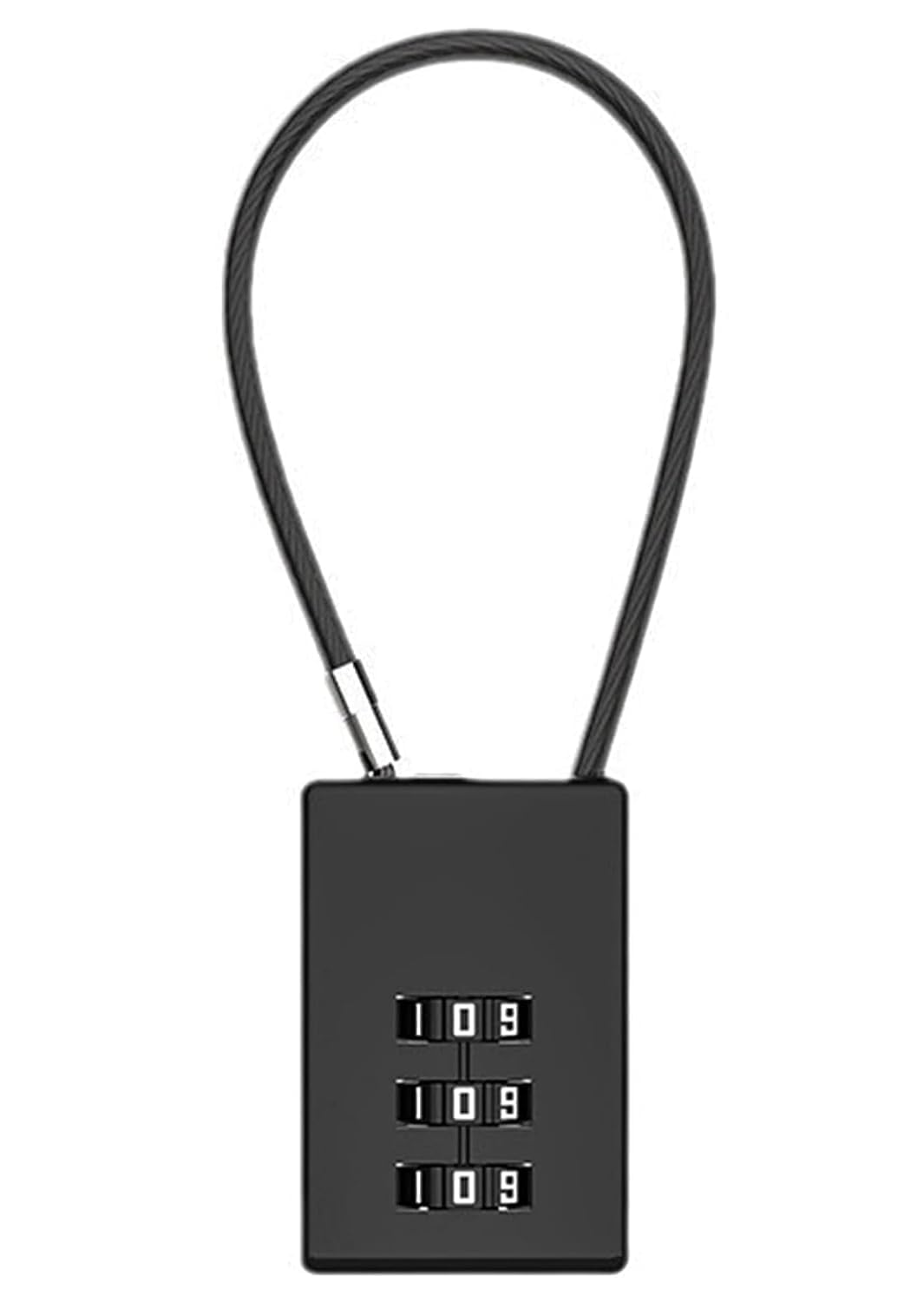 GNOLY 3-Digit Combination Lock | Waterproof Outdoor Mini Wire Rope for Zippers, Backpacks, Trolley Cases, Gym Lockers, Fence-picture-10