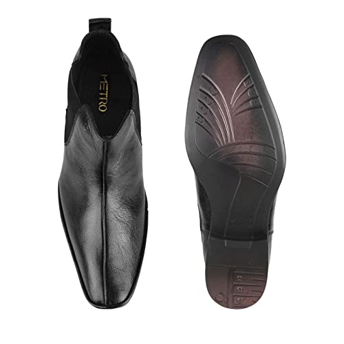 Image of Metro Men Leather Boots, (19-6755)