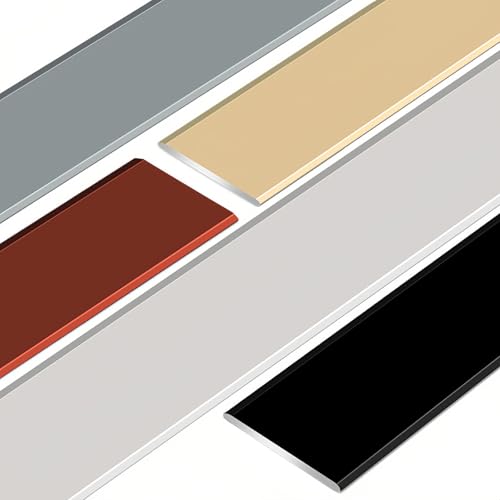 CMJYMX Profilo di Transizione per Pavimenti E Porte, Striscia di Soglia in Alluminio per Fessure del Pavimento, Larghezza: 1.2/2/3.5/5/6/7 Cm, Striscia di Transizione(Gold,7cm/2.75in)