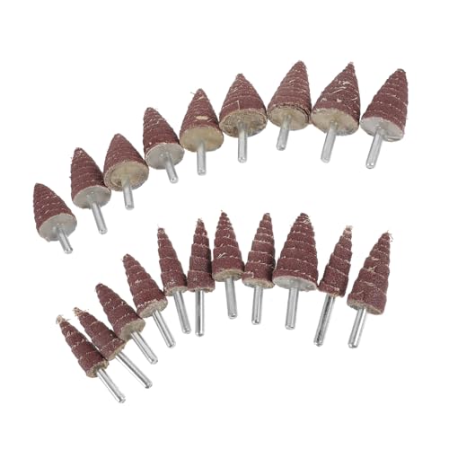 Meules abrasives coniques à lamelles rotatives tige pour poncer les angles inaccessibles