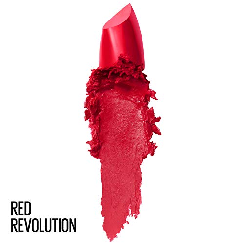 Image of Maybelline New York Color Sensational Lip Color, Glossy Finish - Red Revolution 630, 4.2 g