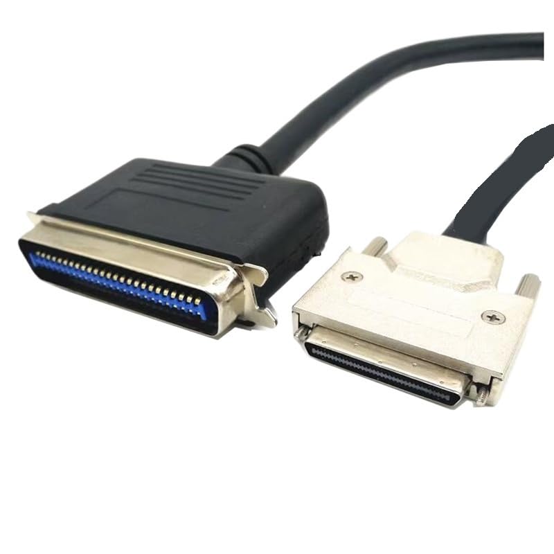 SCSI CN50 vers VHDCI68 Câble connecteur CN50 broches mâle vers VHDCI68 broches mâle câble de blindage de données 1,8 m