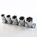 KiWAV Motorcycle Hand Tool 3/8 Inch Drive Socket Set Twister Socket 5 pcs 8mm 10mm 12mm 14mm 17mm CrMo
