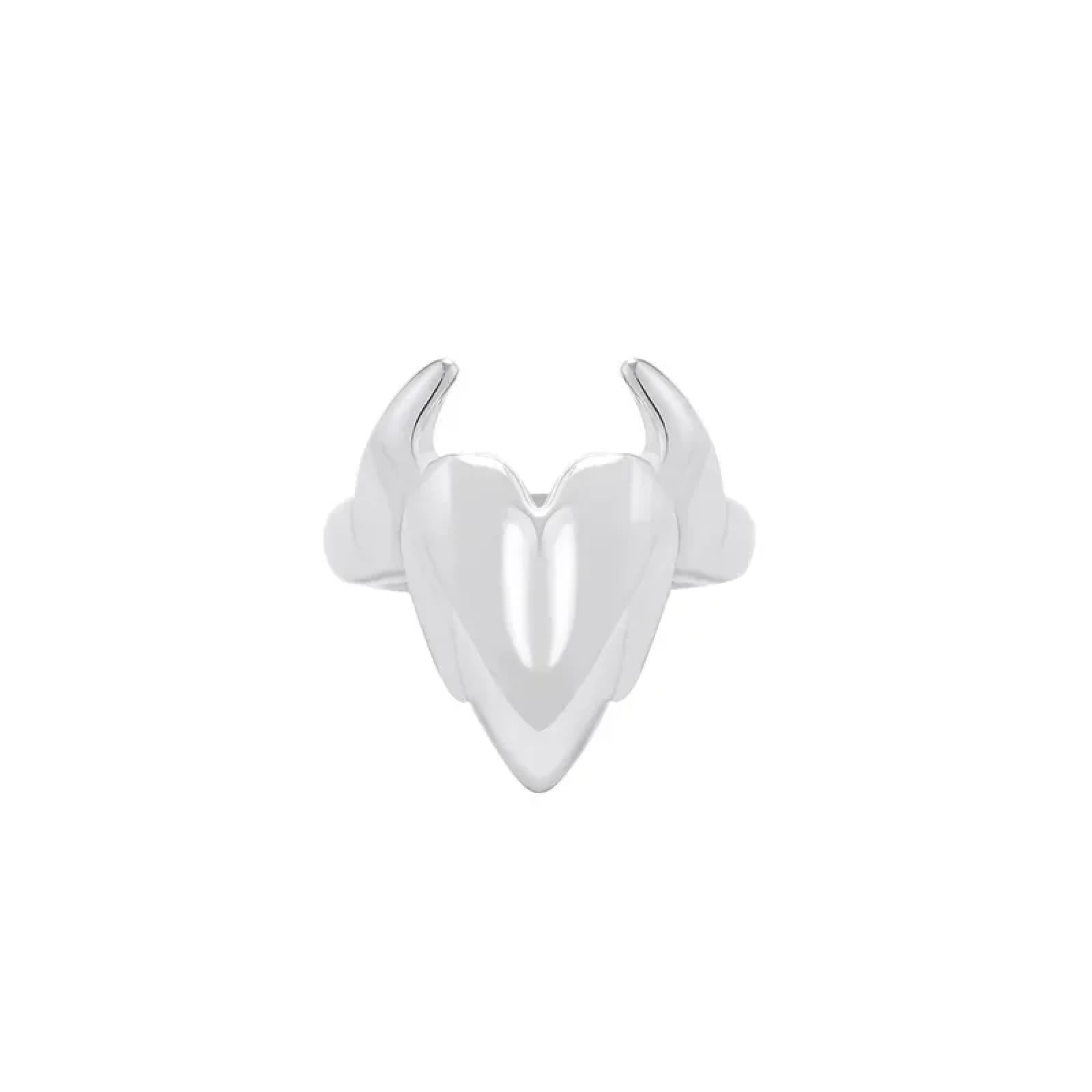 Ring Ringe Damen Bijouterie Herren Übertriebener Ring Im Dunklen Gothic-Stil Für Männer Und Frauen, Nischen-Street-Hip-Hop-Design, Mehrschichtiges Paar, High-End-Trend