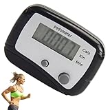 Schrittzähler beim Gehen – tragbarer Distanz- mit -km-Anzeige, multifunktionales Schrittzählergerät, kompaktes Fitness-Überwachungstool für die tägliche Verfolgung von Lauf- und Reiseak