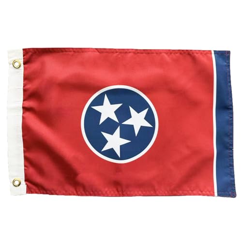 FRF FLAG Tennessee State Flag 12x18 Inch, Double Side Small