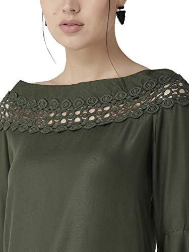 Image of Style Quotient Women Solid Viscose Rayon Smart Casual top