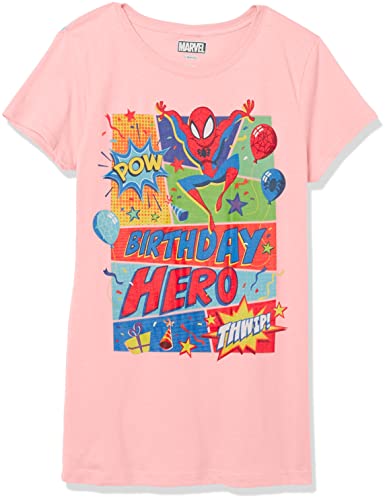 T-shirt Marvel fille rose L idéal pour une fête d'anniversaire thématique