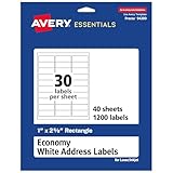 Avery Matte White Rectangle...