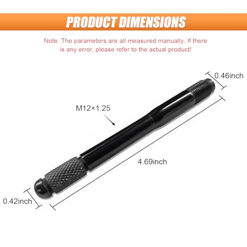 Image of M12x1.25 Car Wheel Alignment Pin, Car Wheel Changing Alignment Tool, Wheel Bolt Guide Pin, Wheel Hanger Balancing and Guide Tool, Wheel Alignment Kit for Most Cars