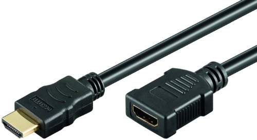 Câble de rallonge HDMI High Speed Goobay 61929 avec Ethernet mâle femelle connecteur doré