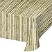 Baxters Party Bundle Luau Bamboo Printed Plastic Tablecovers 54 Inch x 102 Inch, Pack 3