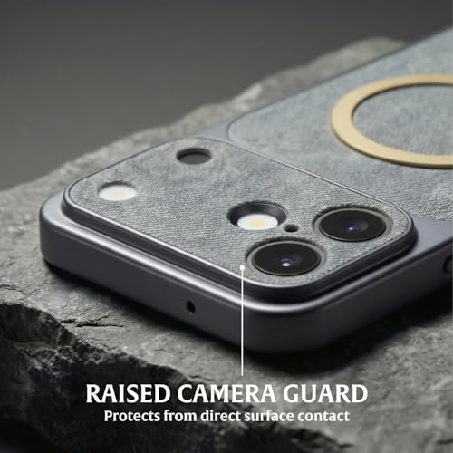 Image of amazon basics Converter Case for iPhone 17 | Premium Protective Mag-Safe Cover | iPhone 17 Pro Series Style Design | in Built Camera Guard | Wireless Charging Compatible - Gray