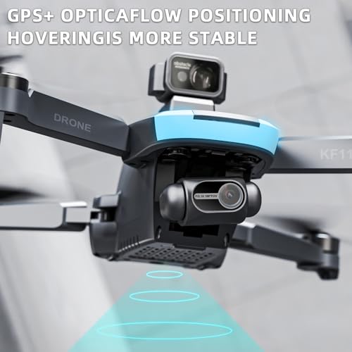 Teeggi KF110 Drohne mit 4K Kamera, Wiegt nur 230 Gramm,360° Laser Hindernisvermeidung, 22 Mins Flugzeit, GPS+ Optical Flow Dual Positioning,Professioneller RC Dron mit Bürstenlosem Motor, 2 Batterien – Bild 5