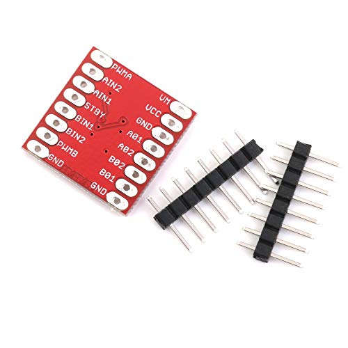 Image of Robocraze TB6612FNG Dual Motor Driver Module, Dual DC Stepper Motor Drive Controller for boards compatible with Arduino /Other Microcontroller (Pack of 1)