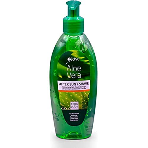 Ejove After Shave de Aloe Vera 200 ml - Gel Puro Aloe Vera para Hidratación y Regeneración