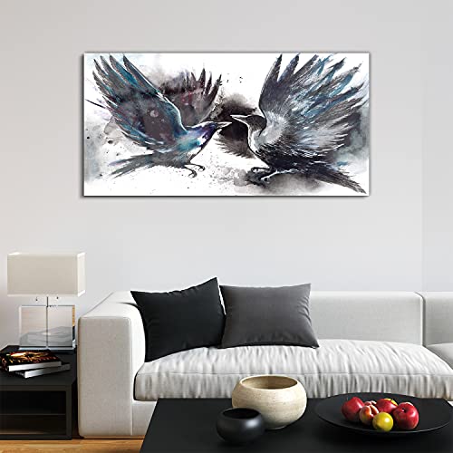 Tableau acrylique haut de gamme 120x60cm photo art oiseaux design moderne - 3