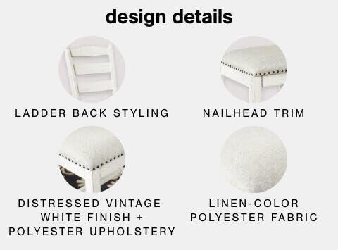 Signature Design by Ashley Valebeck Upholstered Dining Chairs, Set of 2 - image 7