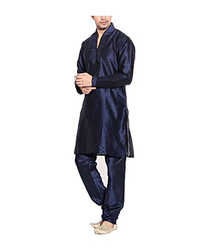Kurta para hombre Royal Kurta conjunto de seda que soluciona eventos formales 4