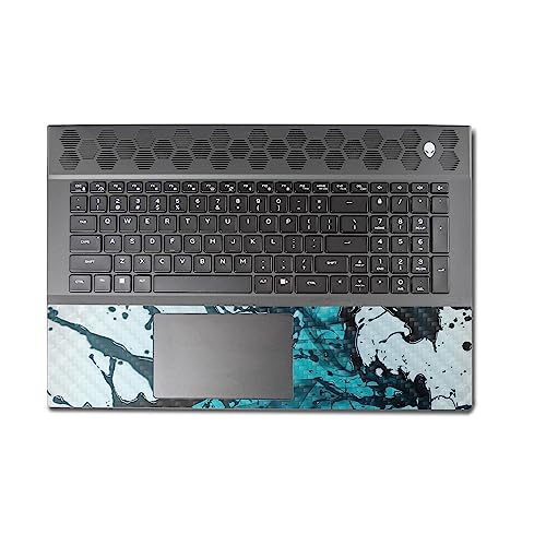 Image of MightySkins Carbon Fiber Skin Compatible with Alienware M18 R1 (2023) Full Wrap Kit - Wild Splash | Protective, Durable Textured Carbon Fiber Finish | Easy to Apply & Change Styles | Made in The USA