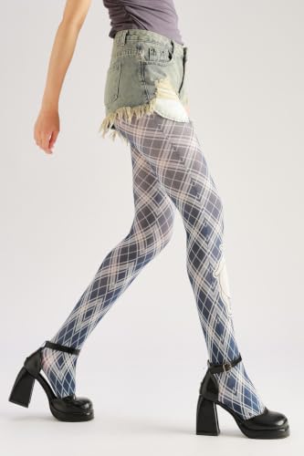 Image of Sahabowi Women Tights, Sheer High Waist Pantyhose, Vintage Control Top Stockings