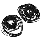 Qualité de fabrication robuste : conçue avec du caoutchouc résilient, chaque courroie en caoutchouc d'enregistreur à cassette et courroie d'enregistreur à l'étirement, convient aux courroies en caoutchouc pour les tâches de courroie d'enregistreur et de cassette