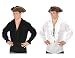 Morris Costumes Shirt Fancy Black Pirate
