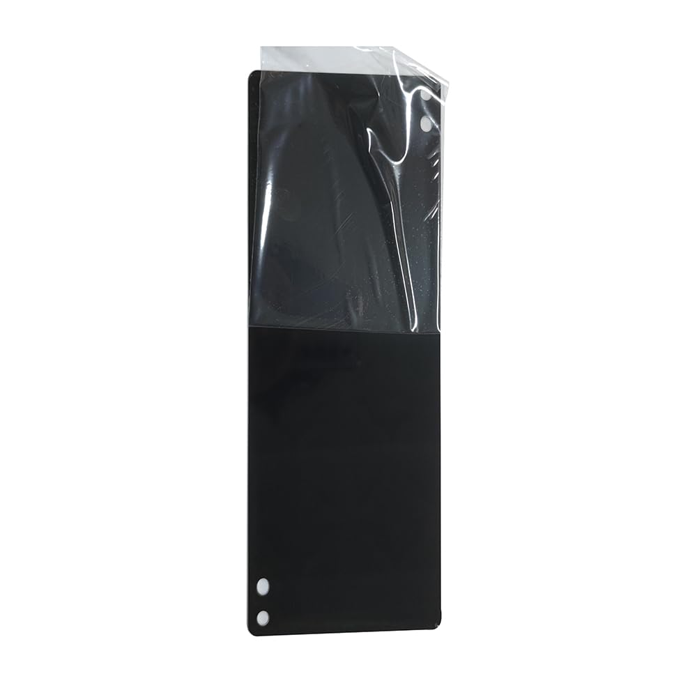 10 Stück schwarze, spiegelnde, eloxierte Aluminium-Tampondruckplatten, 250 x 100 x 0,5 mm, hochreflektierende Oberfläche mit Schutzfolie Werkzeuge