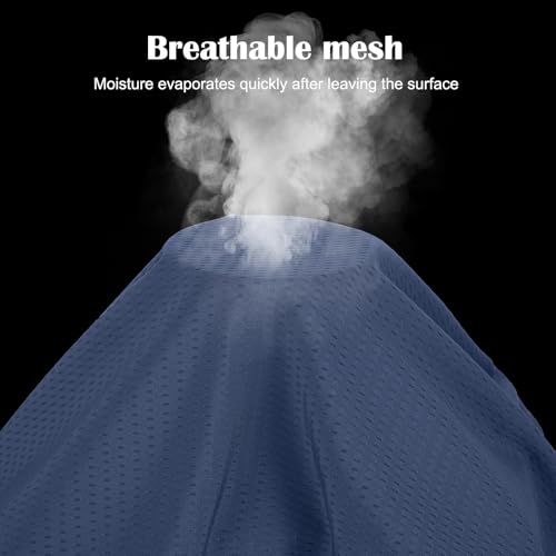 Image of Geyoga 2 /4 Pack Cooling Neck Gaiter Summer Breathable Balaclava Face Mask with Mesh Holes UV Protection Sun Scarf Men Women