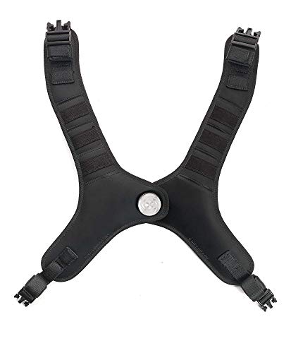 Correas de hombro Auto Negro Q Lab Type I para evitar roces y dolor en el cuello