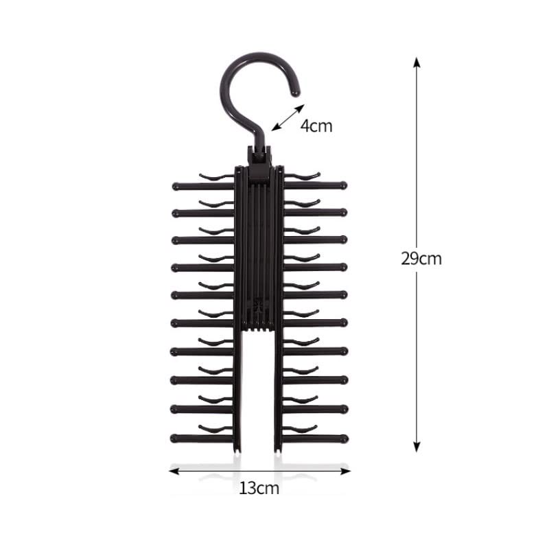Fini les foulards qui glissent avec le rack de rangement à attache réglable
