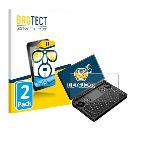 BROTECT 2 Stück Schutzfolie für GPD Win Mini (2025) Bildschirmschutz Folie Made in Germany, Ultra-Klar