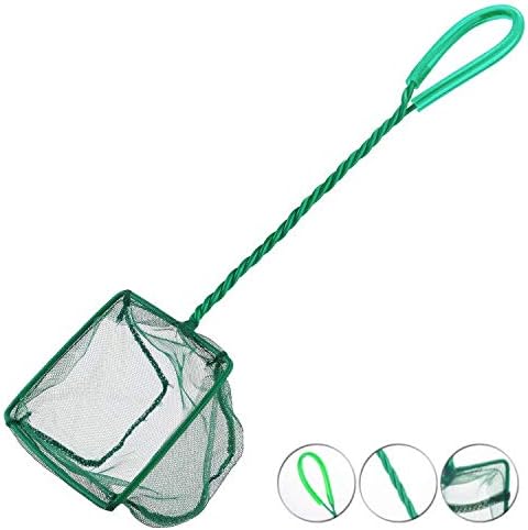 Tropical-Reef Aquarium Fish Tank Net 3" 4" 5" 6" 8" 10" Tropical Coldwater Marine Tank Netting Scoop (10" Fish Net)
