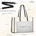 Imagen de RAINSMORE Bolsos de Mujer Grande Bolso Universidad Mujer Bolso Shopper Bolsos Portatil Ordenador 15