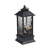 Linterna multiusos: la linterna de vela para exteriores se puede utilizar como lámpara de noche o como luz de decoración. Como una linda adición a su decoración, ampliamente utilizada en todo tipo de eventos, como fiestas temáticas de cosplay, carnavales, lo que sea en interiores y exteriores. Esta linterna es muy adecuada como decoración o regalo.
