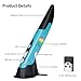 Wireless Optical Pocket Pen Mouse,Promi 2.4 Ghz USB 3.0 Wireless Optical 2-in-1 Digital Pen Mouse & Adjustable 800/1200/1600 DPI,Ergonomic Mouse for MacBook Notebook Desktop (Blue)