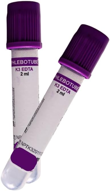 MICROSIDD EDTA K3 Non-Vaccum Tubes (100)