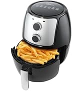 Fritadeira Elétrica sem oleo KOOKIN Air fryer 4L desligamento automatico cesto removivel 1400W KN...