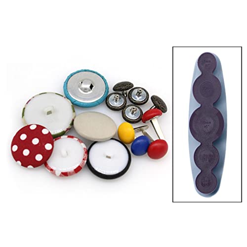 Image of Button Maker Tool For Covering Button Easily Quickly Decorate Garments Sewing Tools | Button Accessories | Easy Press Fabric Button Maker For Sewing And Embroidery