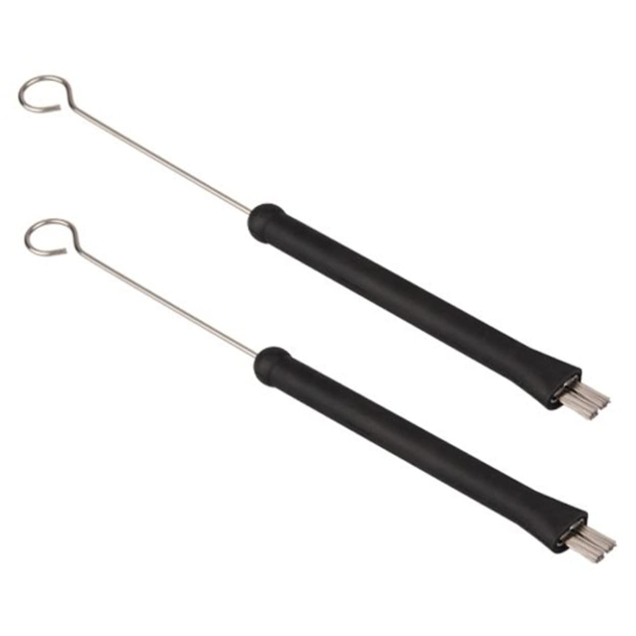 ERINGOGO 2pcs Retractable Loop End Metal Steel Wire Strands Drum Sticks 320mm Full Length Durable for Drum Cleaning